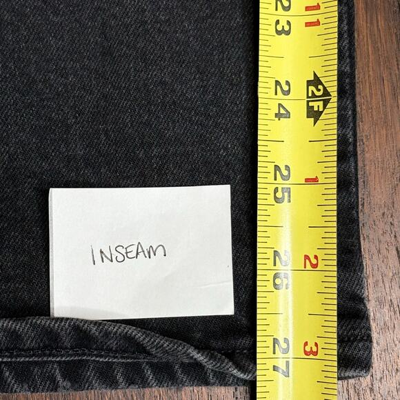 Agolde Denim Pinch Jeans Black Straight Leg High Rise Hitch 27 - Picture 9 of 9